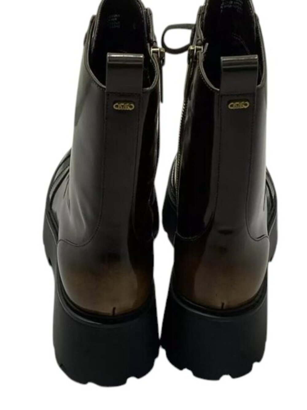 NEW MICHAEL KORS Womens Blake Bootie Size 7M Lace-Up Combat Side-Zip Round Toe - Picture 6 of 8